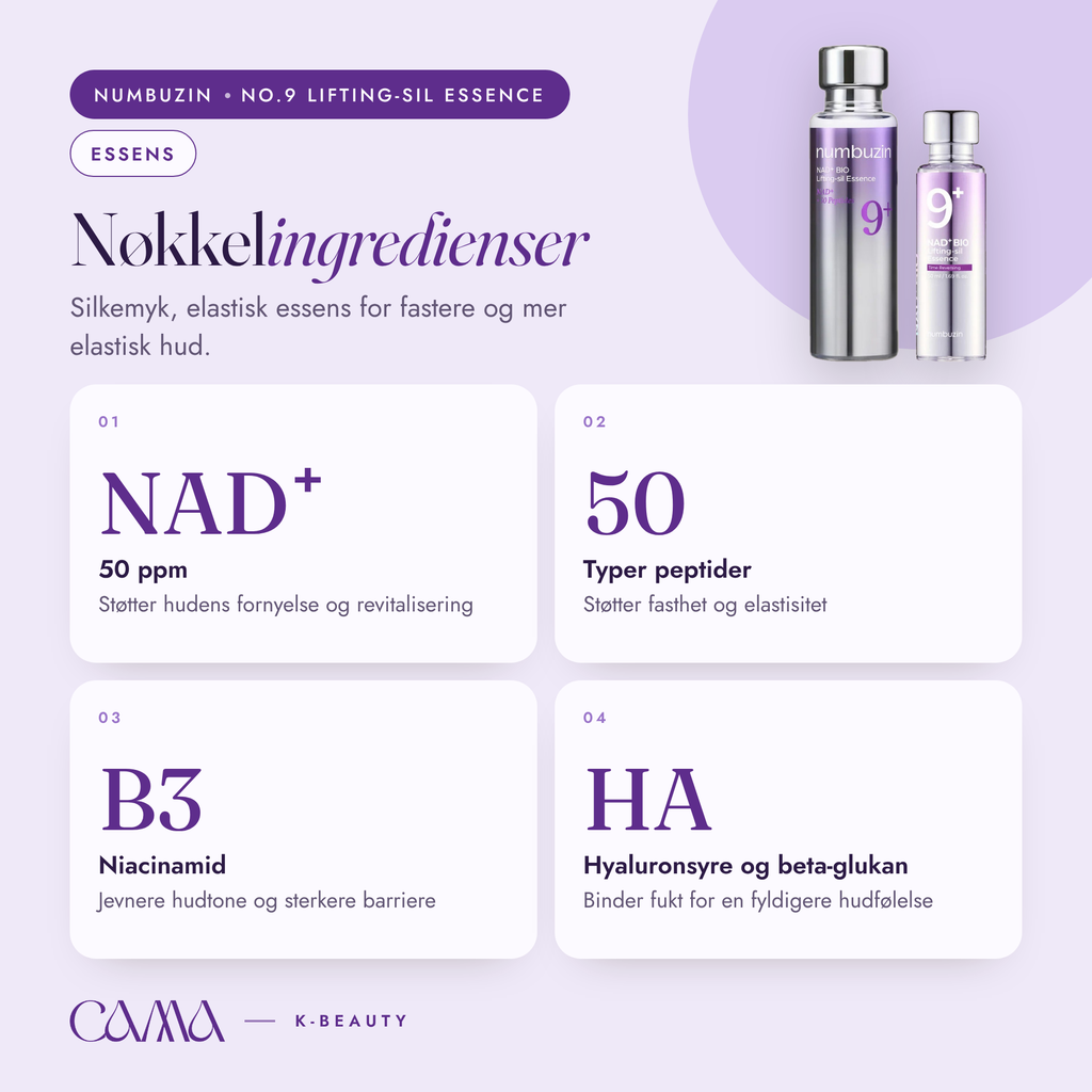 Numbuzin – No.9+ NAD BIO Lifting-sil Essence