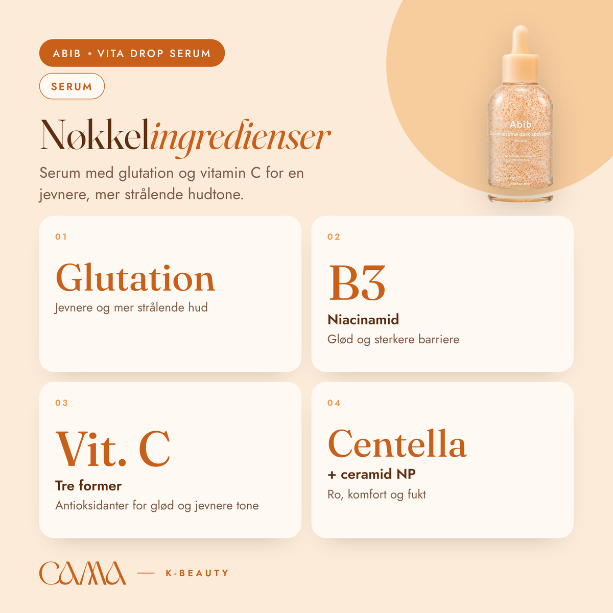 Abib – Glutathiosome Dark Spot Serum Vita Drop - 50 ml