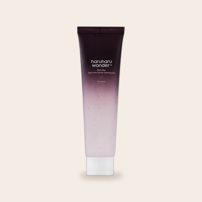 Haruharu Wonder Black Rice Triple AHA Gentle Cleansing Gel 100 ml – K-beauty hos Cama Reform