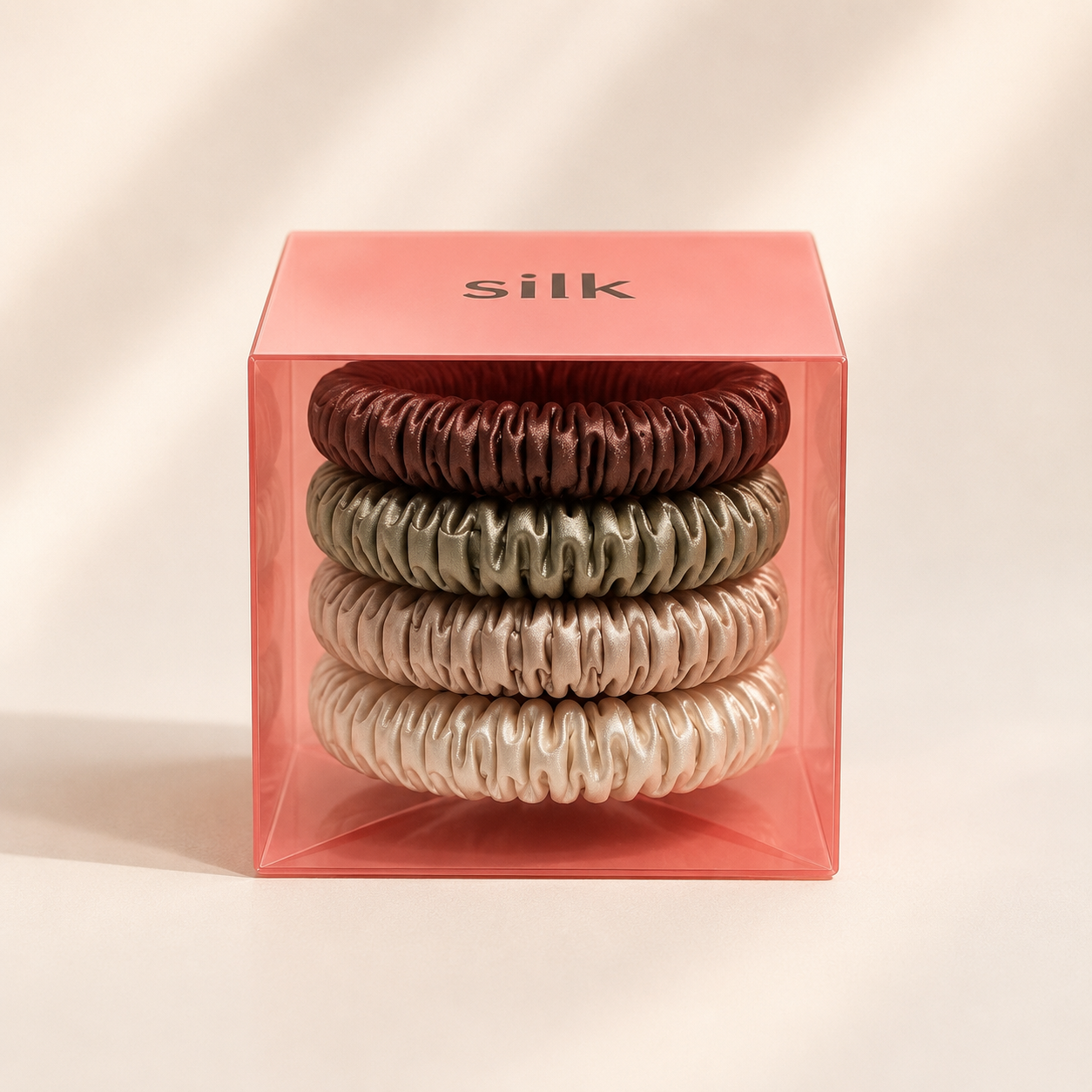 Silk Scrunchies Set