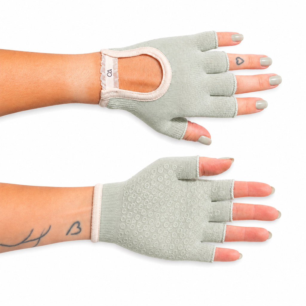 Pilates Grip Gloves - Open Back