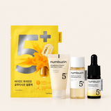 Numbuzin No.5 Glutathione Vitamin Trial Kit med toner, serum, krem og arkmaske – K-beauty hos Cama Reform