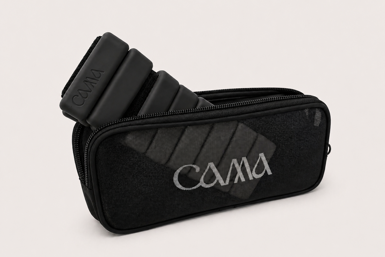 Black ankle and wrist weights designed for pilates and sculpt workouts