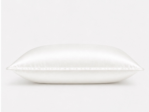 Ivory mulberry silk pillowcase with soft luxury finish