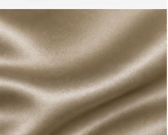 Khaki mulberry silk pillowcase Oxford style 25 momme luxury