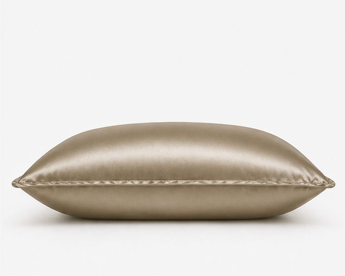 Khaki mulberry silk pillowcase 25 momme