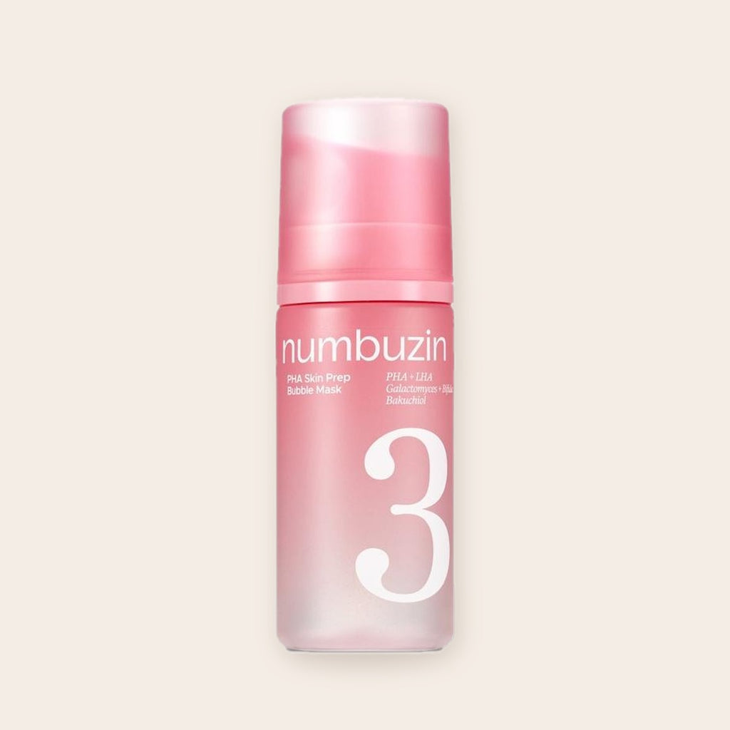 Numbuzin No.3 PHA Skin Prep Bubble Mask 90 ml – K-beauty hos Cama Reform