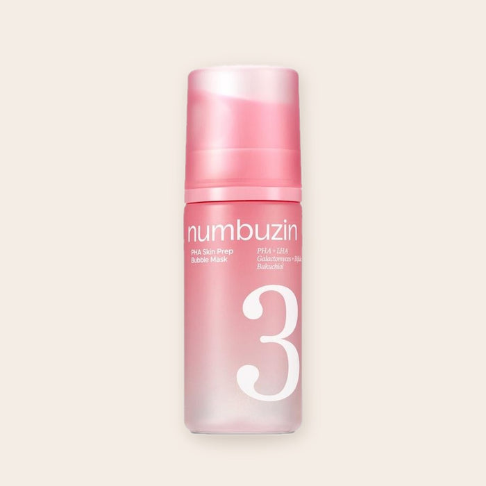 Numbuzin No.3 PHA Skin Prep Bubble Mask 90 ml – K-beauty hos Cama Reform